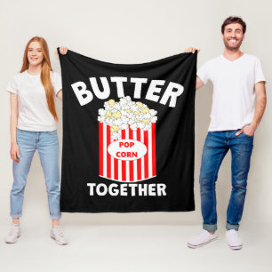 BUTTER Samen Film Popcorn Fleece Deken