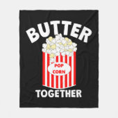 BUTTER Samen Film Popcorn Fleece Deken (Voorkant)