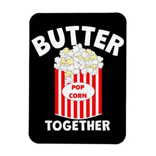 BUTTER Samen Film Popcorn Magneet (Verticaal)