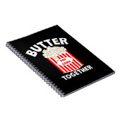 BUTTER Samen Film Popcorn Notitieboek (Rechterzijde)