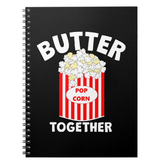 BUTTER Samen Film Popcorn Notitieboek (Voorkant)