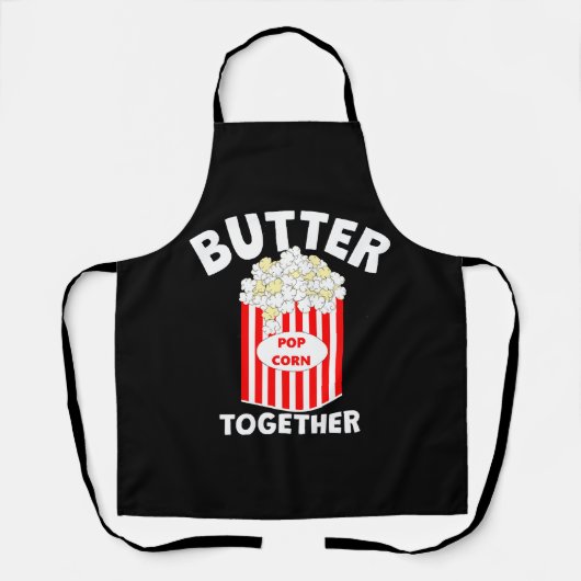 BUTTER Samen Film Popcorn Schort (Voorkant)
