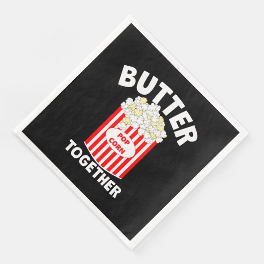 BUTTER Samen Film Popcorn Servet (Hoek)