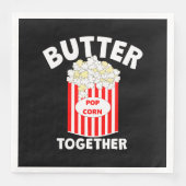BUTTER Samen Film Popcorn Servet (Voorkant)