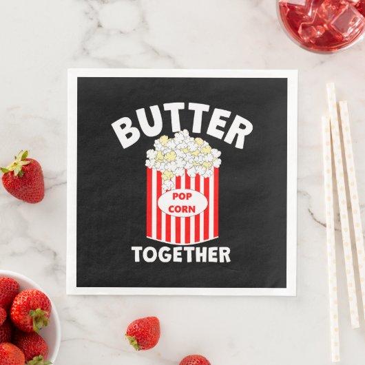 BUTTER Samen Film Popcorn Servet (Insitu)