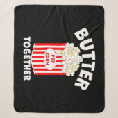 BUTTER Samen Film Popcorn Sherpa Deken (Voorkant)