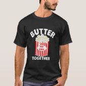 BUTTER Samen Film Popcorn T-shirt (Voorkant)