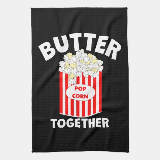 BUTTER Samen Film Popcorn Theedoek (Verticaal)