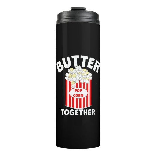 BUTTER Samen Film Popcorn Thermosbeker (Voorkant)