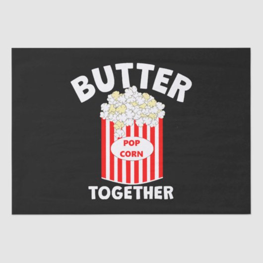 BUTTER Samen Film Popcorn Tissuepapier (Voorkant)
