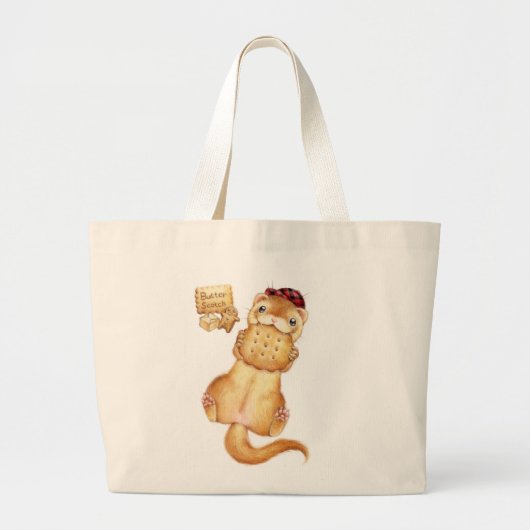 butter scotch ferret grote tote bag (Voorkant)