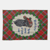 Butter Scottie Dog Kitchen Towel Theedoek (Horizontaal)