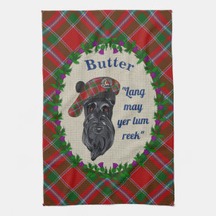 Butter Scottie Dog Kitchen Towel Theedoek