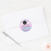 Butter Soap Cosmetics Handmade holographic Pink Ronde Sticker (Envelop)