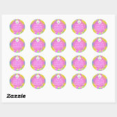 Butter Soap Cosmetics Winkelen op Holograaf Aangep Ronde Sticker (Vel)