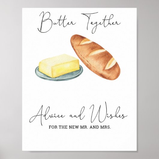 Butter Together - Advies en wensen voor Passen get Poster (Voorkant)