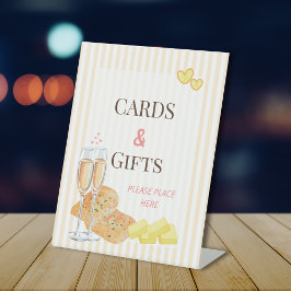 Butter Together Bridal Shower Cards & Gifts Reclamebord Met Voetstuk