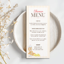 Butter Together Bridal Shower Menu