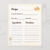 Butter Together Bridal Shower Recipe Card (Voorkant)