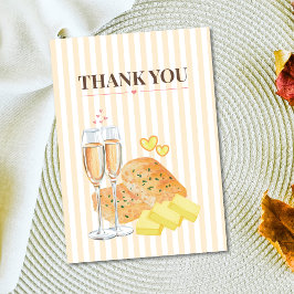 Butter Together Bridal Shower Thank You Card Bedankkaart