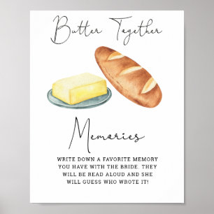 Butter Together - Herinneringen met de bruid Poster