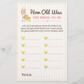 Butter Together How Old Was Bride To Be Game (Voorkant)