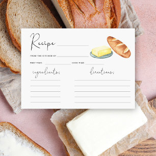 Butter Together Vrijgezellenfeest - Receptenkaart