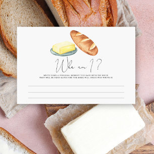 Butter Together - Wie ben ik bruidsfeest spel Briefpapier