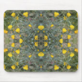 Butter Yellow California Poppy Pattern Muismat (Voorkant)