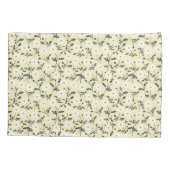 Butter Yellow Cream Modern Farmhouse Daisy Pattern Kussensloop (Achterkant)