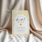 Butter Yellow Floral Vrijgezellenfeest Kaart