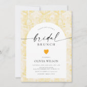 Butter Yellow Floral Vrijgezellenfeest Kaart (Voorkant)