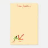 Butter Yellow Green & Orange Frog Post-it® Notes (Voorkant)