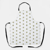 Butter Yellow Polka Dot Pattern Schort (Voorkant)