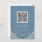 Butter Yellow QR Code Details Kaart behuizing (Achterkant)