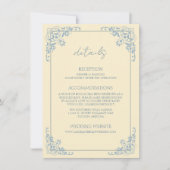 Butter Yellow QR Code Details Kaart behuizing (Voorkant)