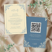 Butter Yellow QR Code Details Kaart behuizing