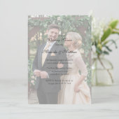 Butter-Yellow Rose Bouquet Trouwdouche Kaart (Staand voorkant)