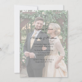 Butter-Yellow Rose Bouquet Trouwdouche Kaart