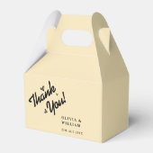 Butter Yellow Wedding Bedankt Bedankdoosjes (Achterkant)