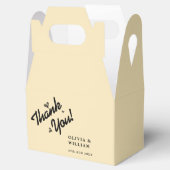 Butter Yellow Wedding Bedankt Bedankdoosjes (Geopend)