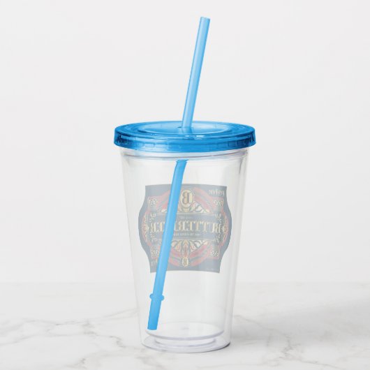 BUTTERBEER™ Horizontale Logo Acryl Drinkbeker (Achterkant)