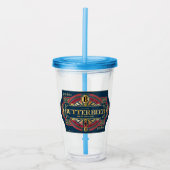 BUTTERBEER™ Horizontale Logo Acryl Drinkbeker (Voorkant)
