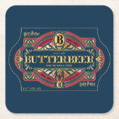 BUTTERBEER™ Horizontale Logo Kartonnen Onderzetters (Voorkant)