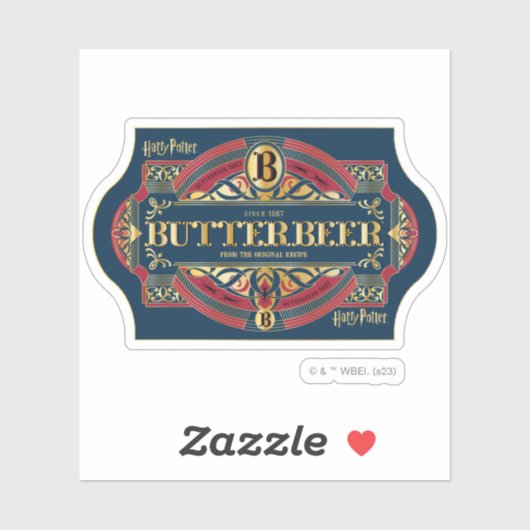 BUTTERBEER™ Horizontale Logo Sticker (Vel)