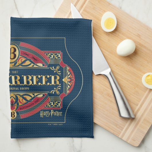 BUTTERBEER™ Horizontale Logo Theedoek (Quarter Fold)