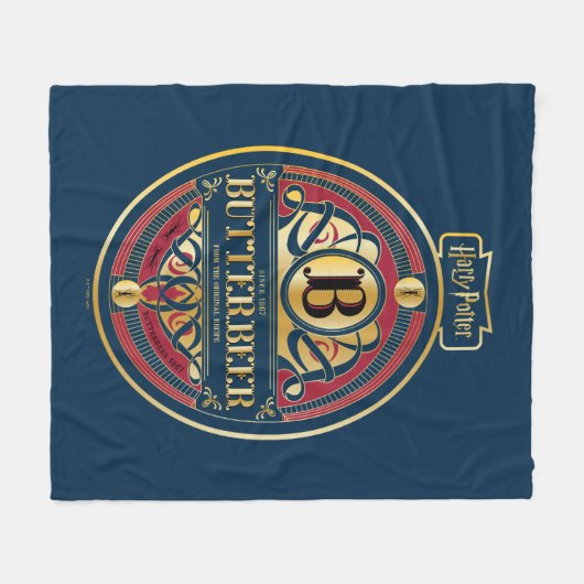BUTTERBEER™ Verticale Logo Fleece Deken (Voorkant (Horizontaal))
