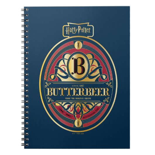 BUTTERBEER™ Verticale Logo Notitieboek (Voorkant)