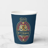 BUTTERBEER™ Verticale Logo Papieren Bekers (Voorkant)