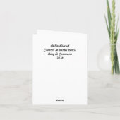 ButterBiscuit gevouwen 4 "x5.6" notecard Bedankkaart (Achterkant)